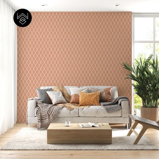 טפט מדליונים אוריינטלי חמרה