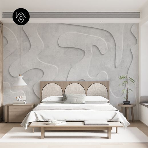 טפט פיין אבסטרקט 4 אפור