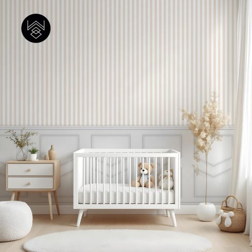 טפט פסים פשתן בז’