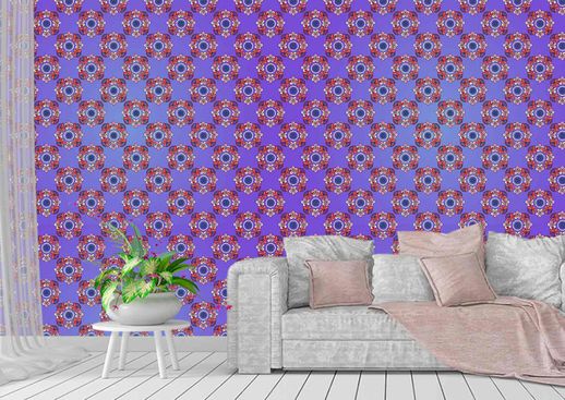 טפט Alphonse Mucha pattern 8