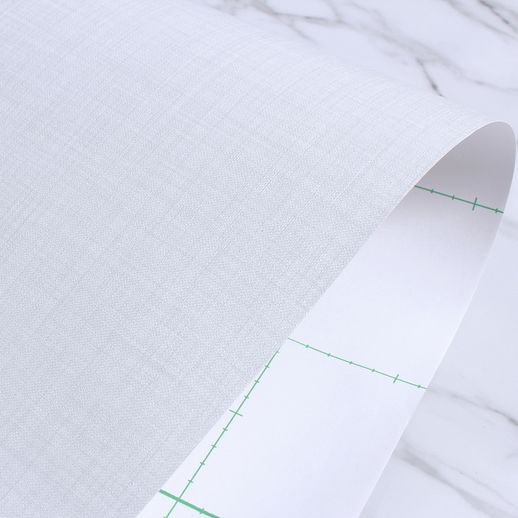 טפט מדבקה פרימיום דמוי פשתן לבן