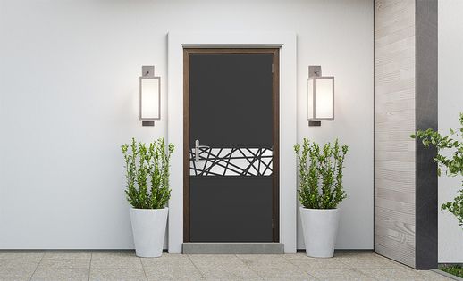 טפט לדלת 101-2 אפור כהה