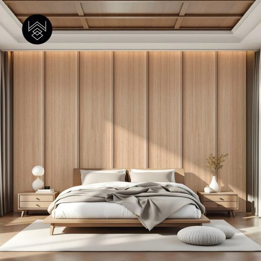 טפט דמוי פורניר אפקט אלון טבעי