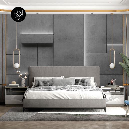 טפט בטון פחם לייטס 2