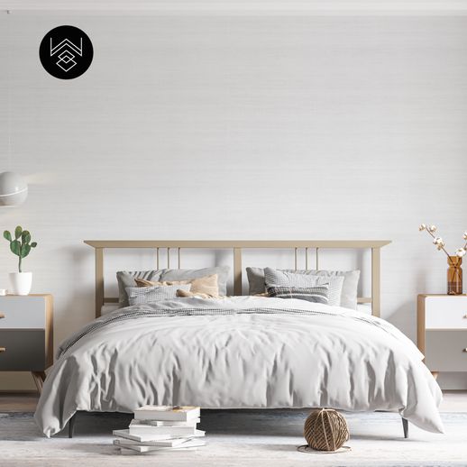 טפט טקסטורל לבן