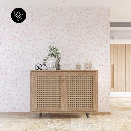 טפט חרציות ורוד