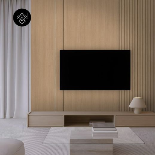 טפט דמוי פורניר אלון נקי