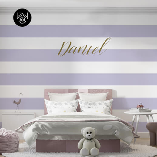 טפט סטריפס ניים לילך