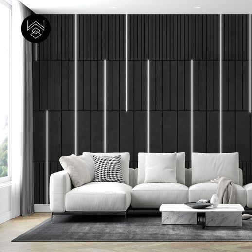 טפט קונקריט בלאק לייטס