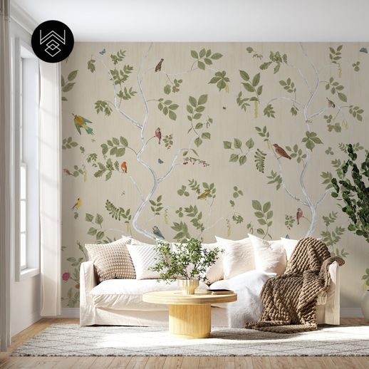 טפט ליבס גארדן בז לבן 2