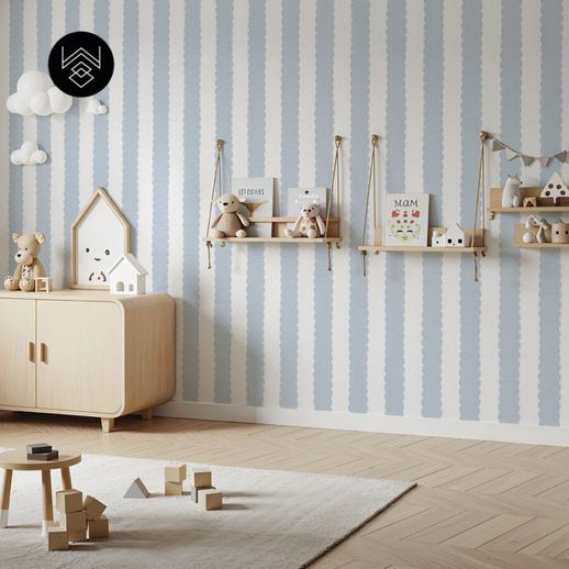 טפט סטריפס דרים כחול