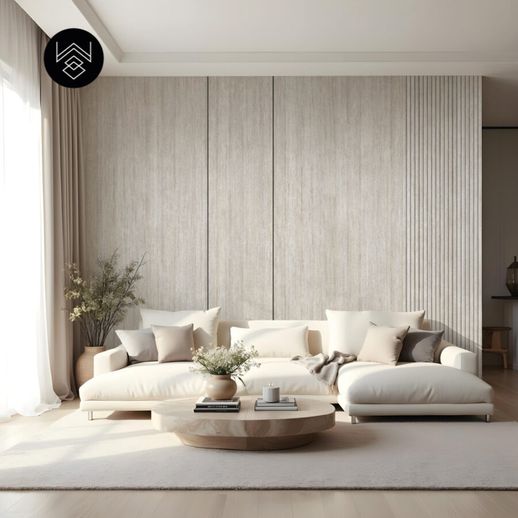 טפט דמוי פורניר טרוונטין מינרלי