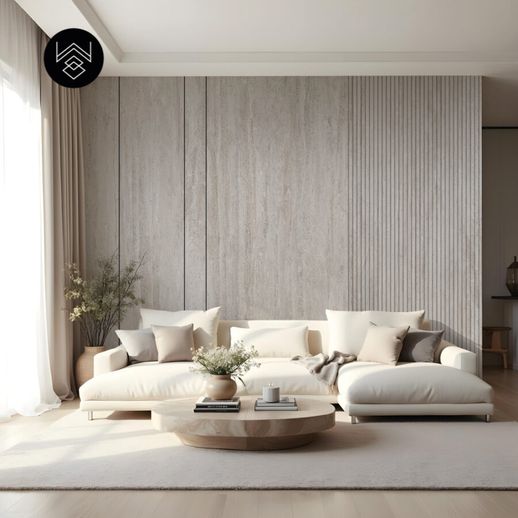 טפט טרוונטין ליין סרגלים כהה