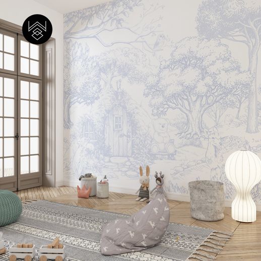 טפט מגיק בארד 6 כחול