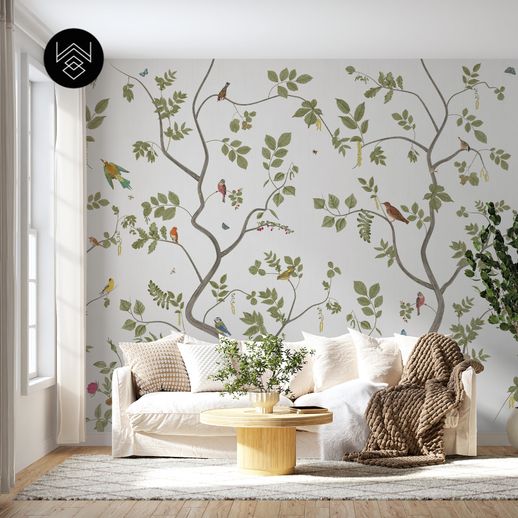 טפט ליבס גארדן לבן 1