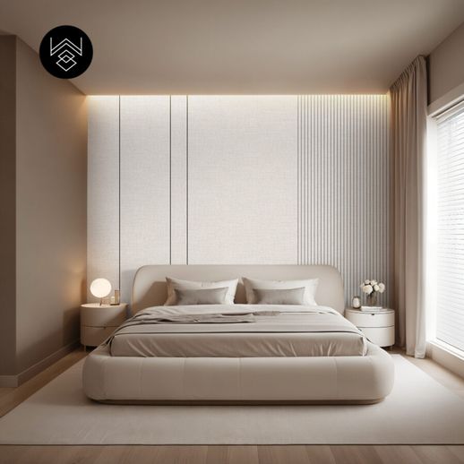 טפט דמוי פורניר פשתן בז בהיר