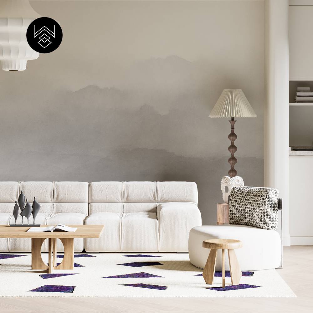 טפט סמוק וייב אפור