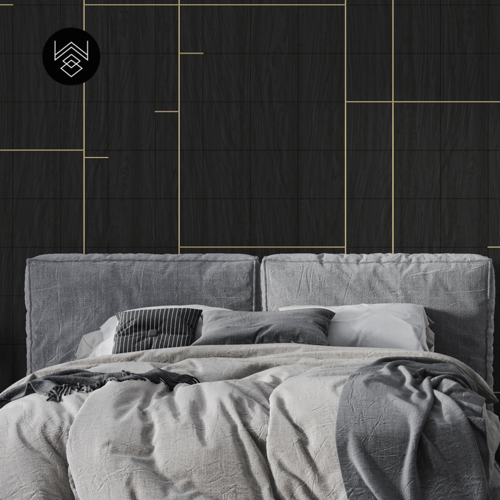 טפט אקלקט ליין שחור