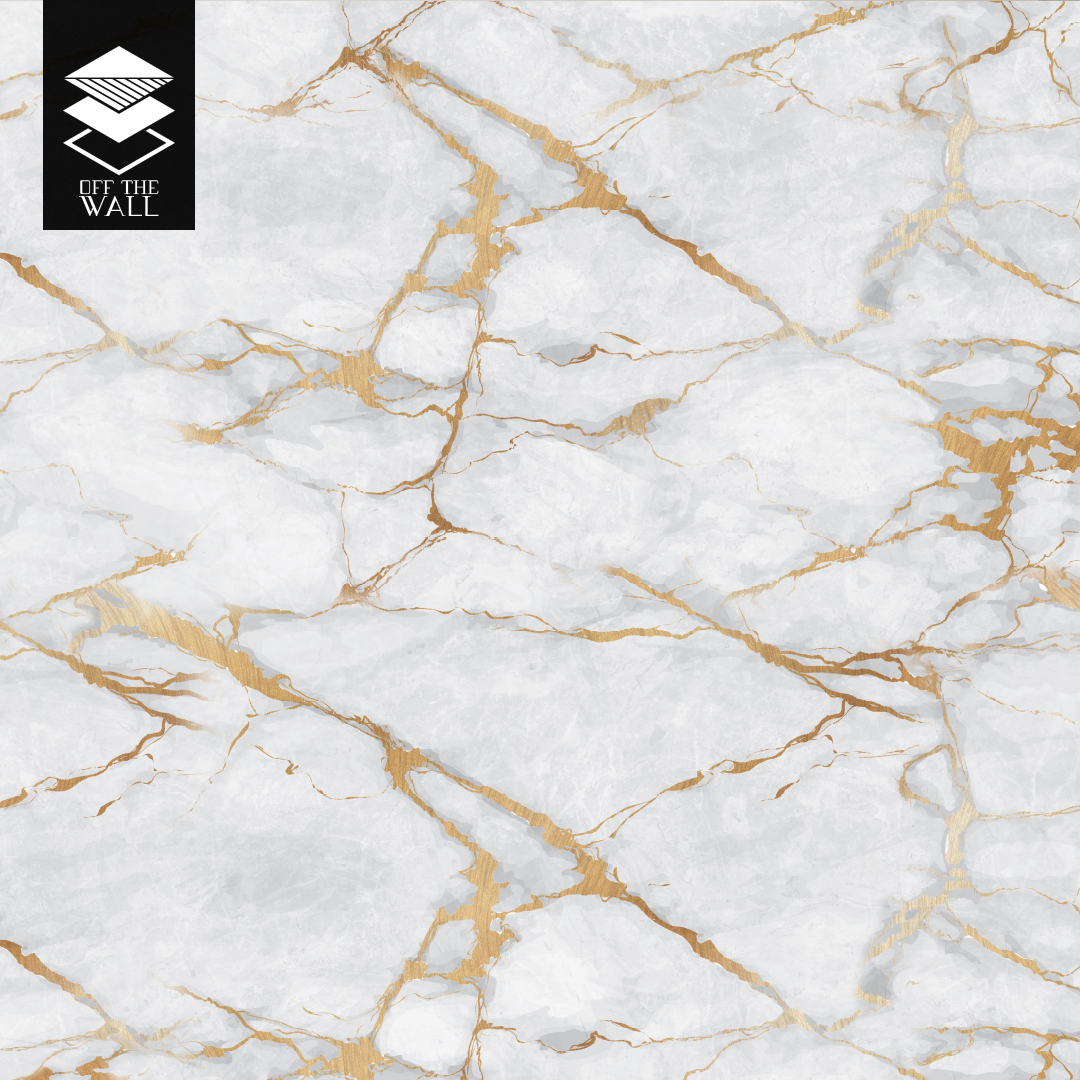 טפט גולדן ווייט מארבל