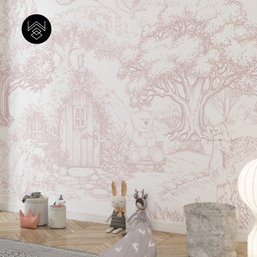 טפט מגיק בארד 4 ורוד