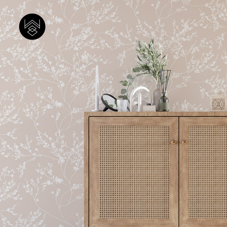 טפט ענפים ארוג בז’