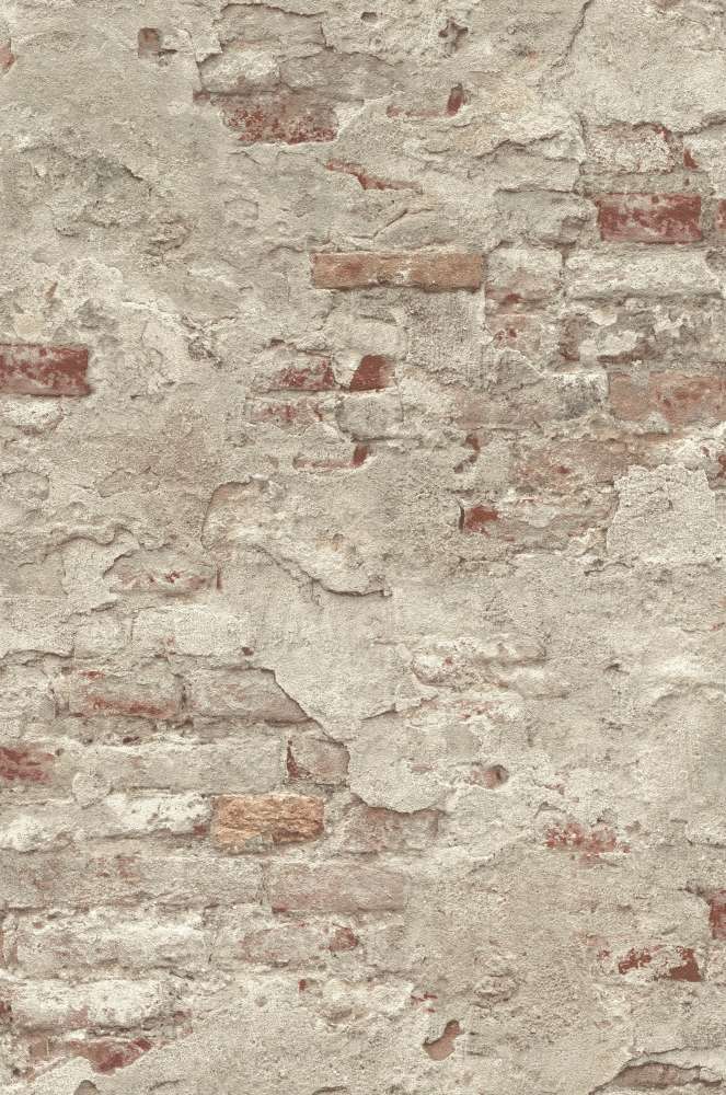 טפט בריק בטון חאקי חום_3