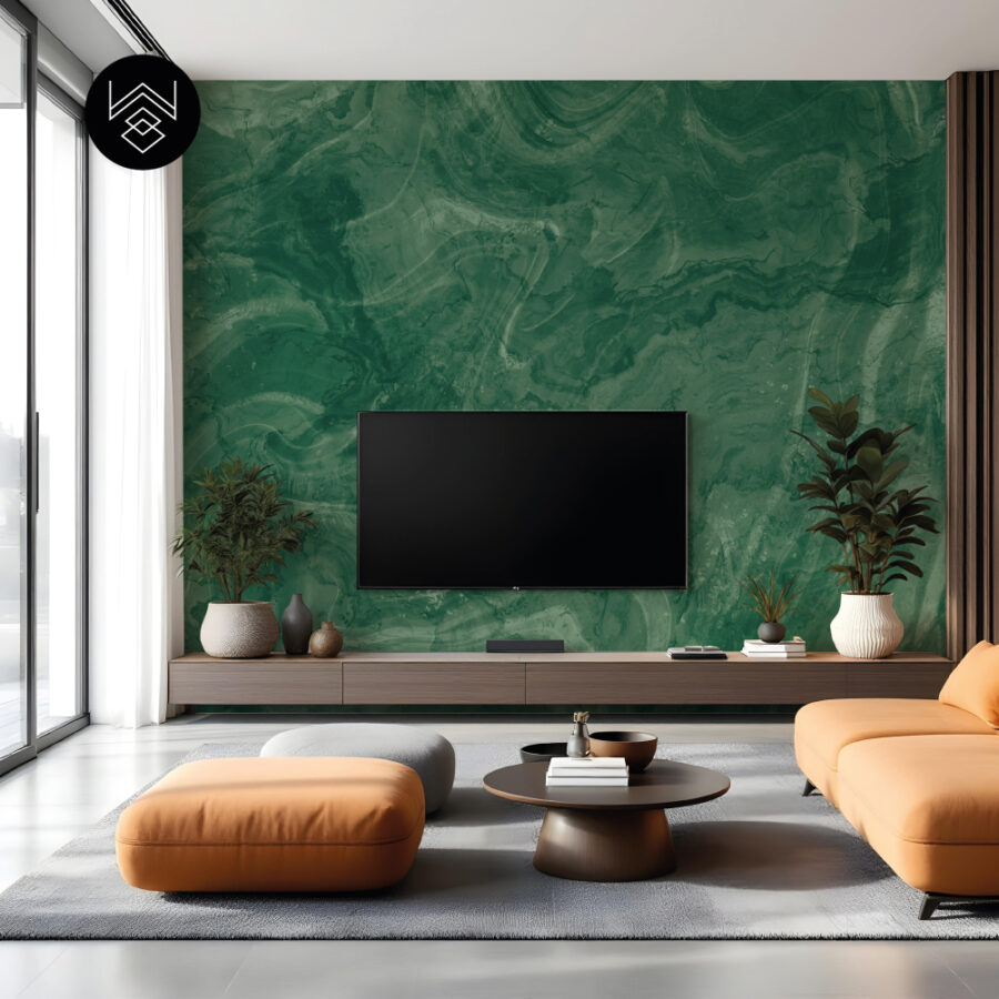טפט מארבל נורד ירוק