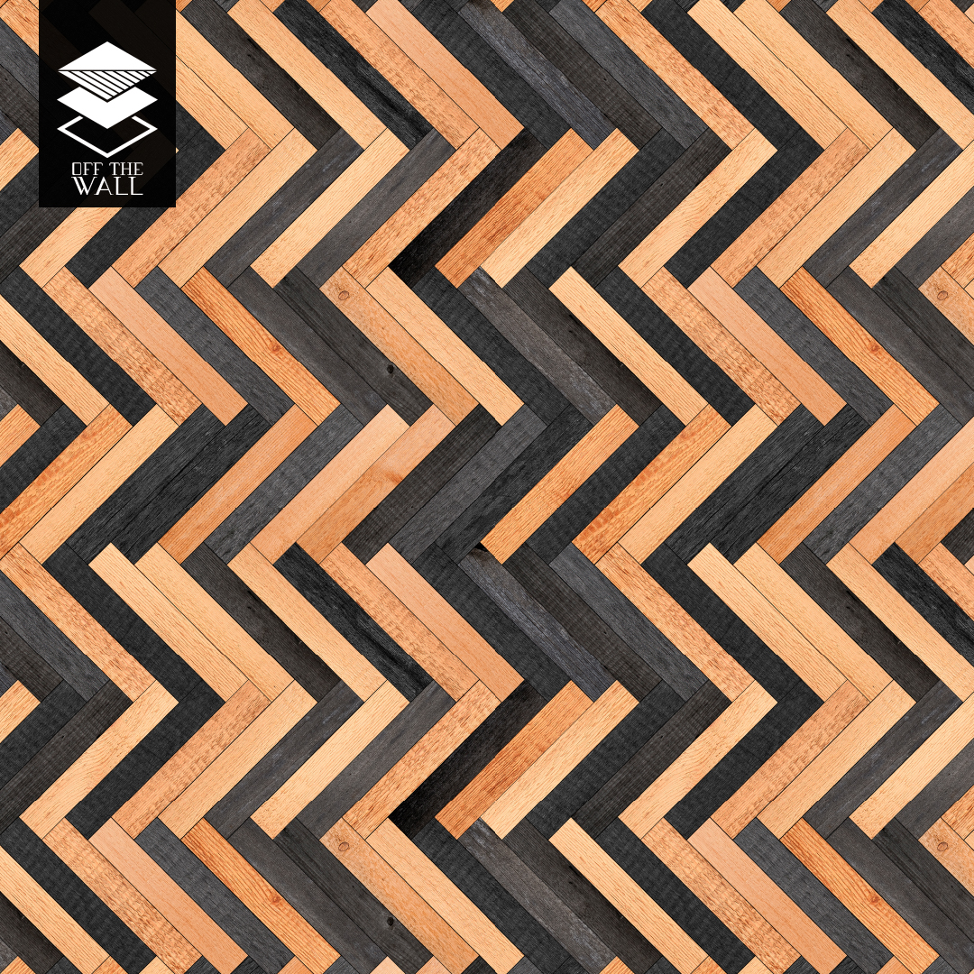 טפט מולטיקולור גיאומטריק וינטייג פרקט