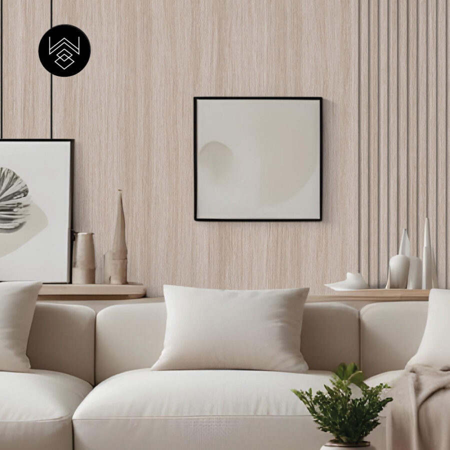 טפט דמוי פורניר עץ אלון מולבן