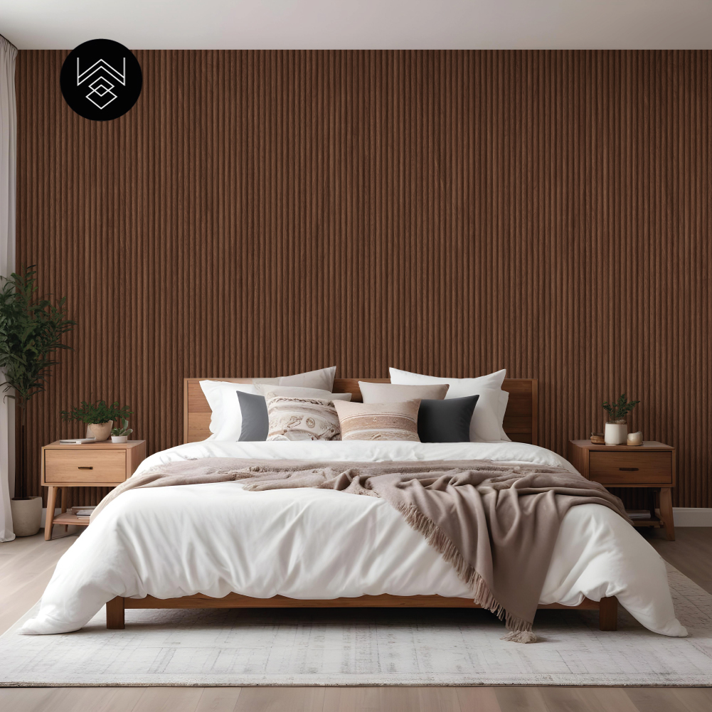 טפט ווד חום כהה מעוגל