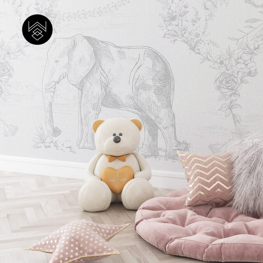 טפט מילאן 1 אפור