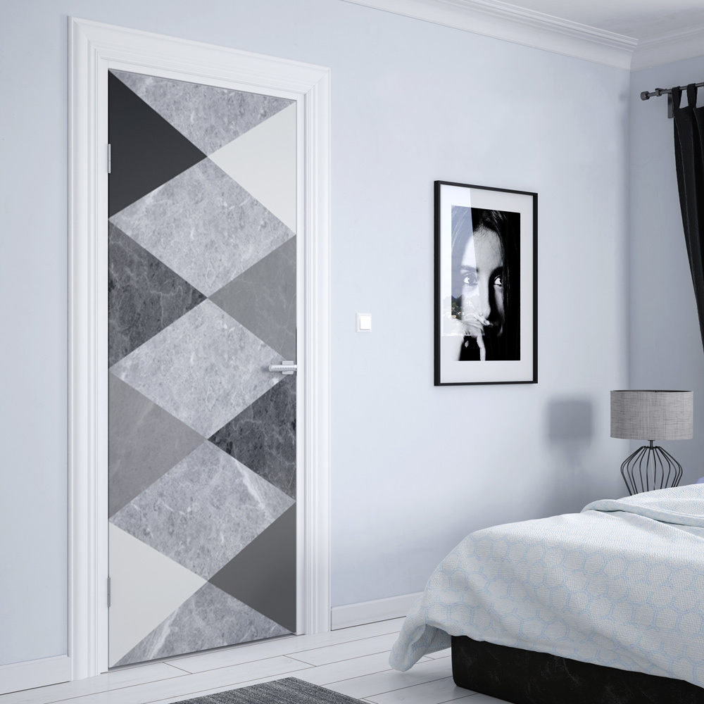 טפט לדלת משולשי שיש