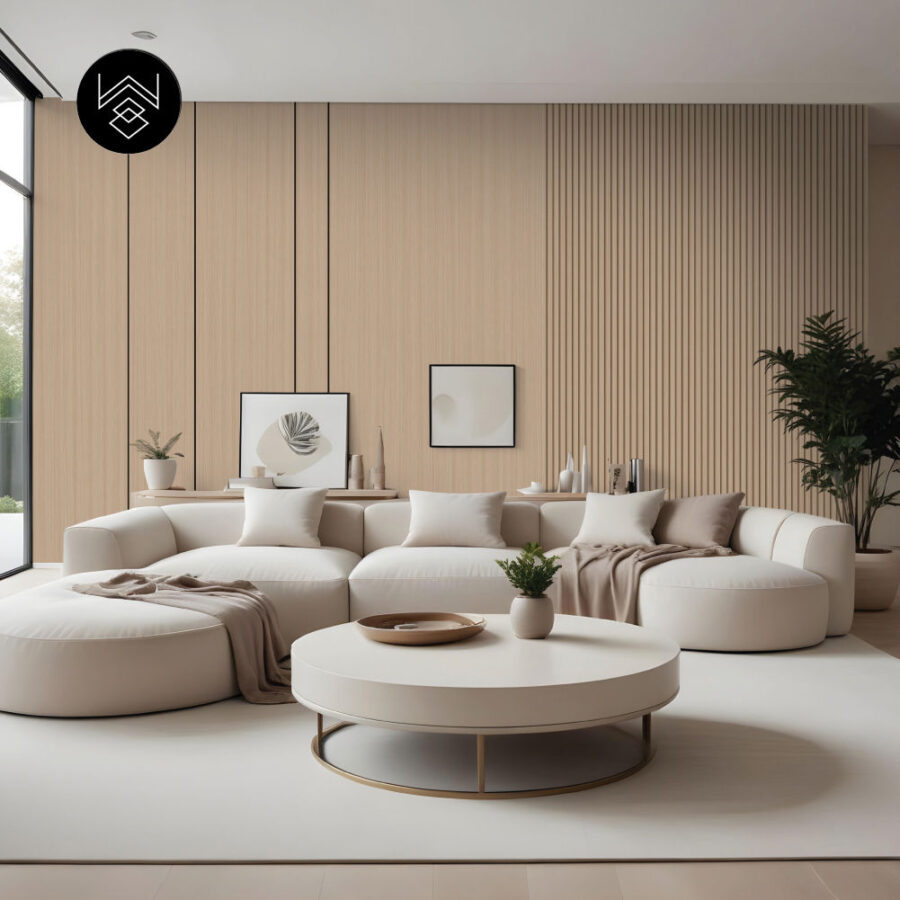 טפט דמוי פורניר עץ אלון שטרייף