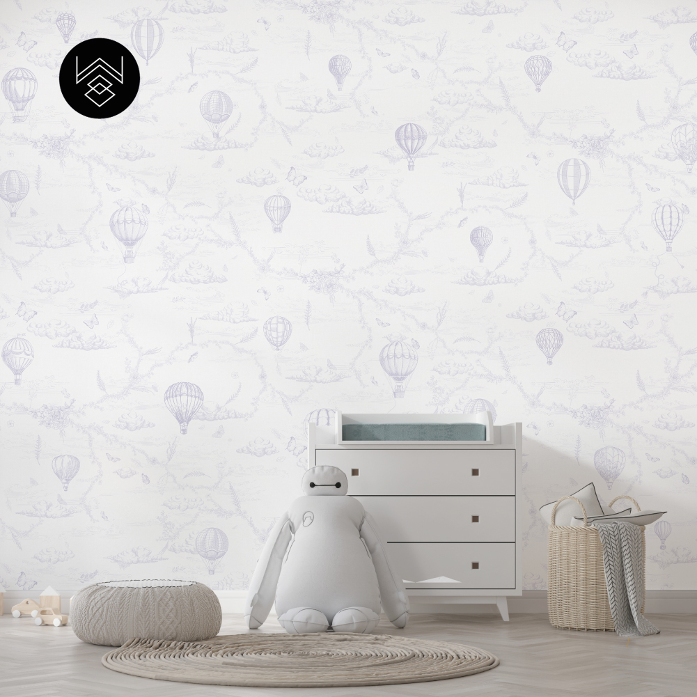 טפט מילאן פורח סגול