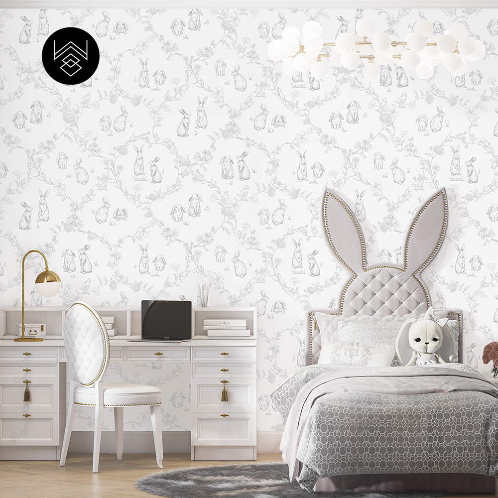 טפט ראביט אוריינט אפור