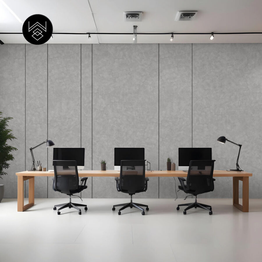 טפט דמוי פורניר בטון אפור