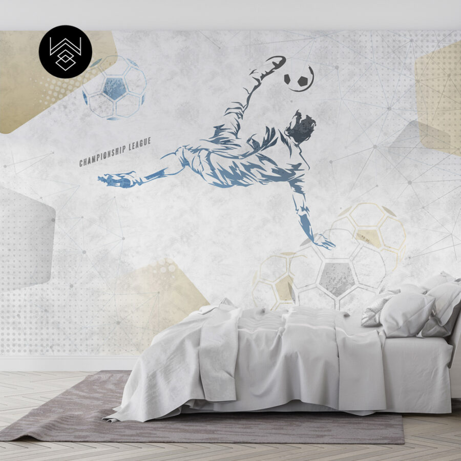 טפט צ’מפיון 2 כחול בז