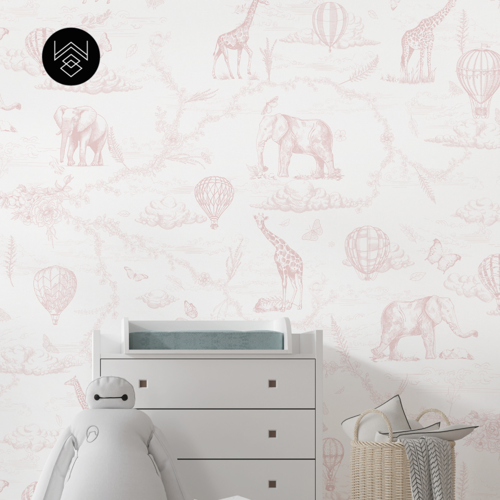 טפט מילאן פאטרן ורוד