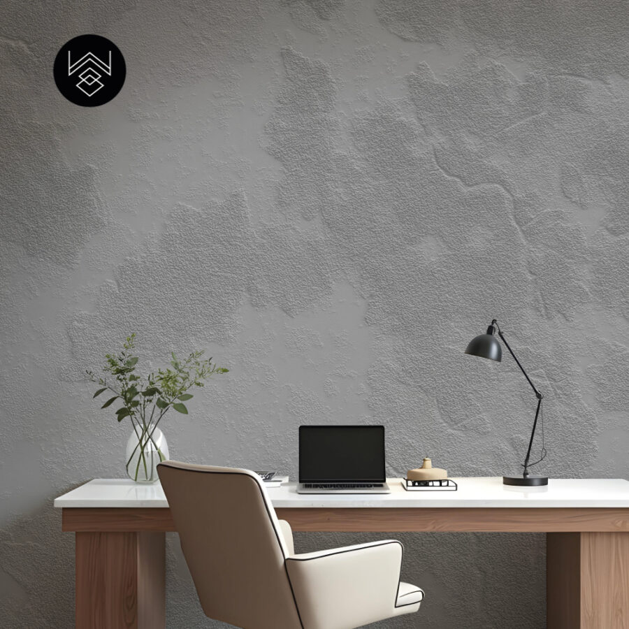 טפט סטון ערבה אפור כהה