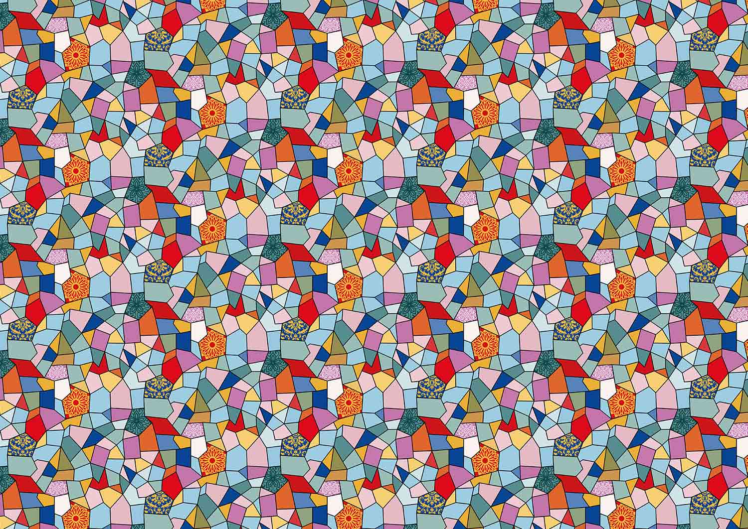 טפט Gaudi pattern 5