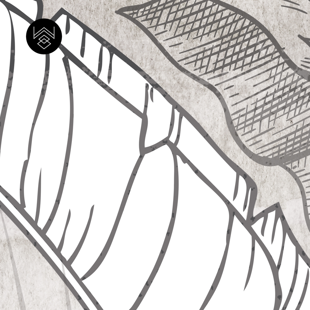 טפט טרופי סקאצ חום