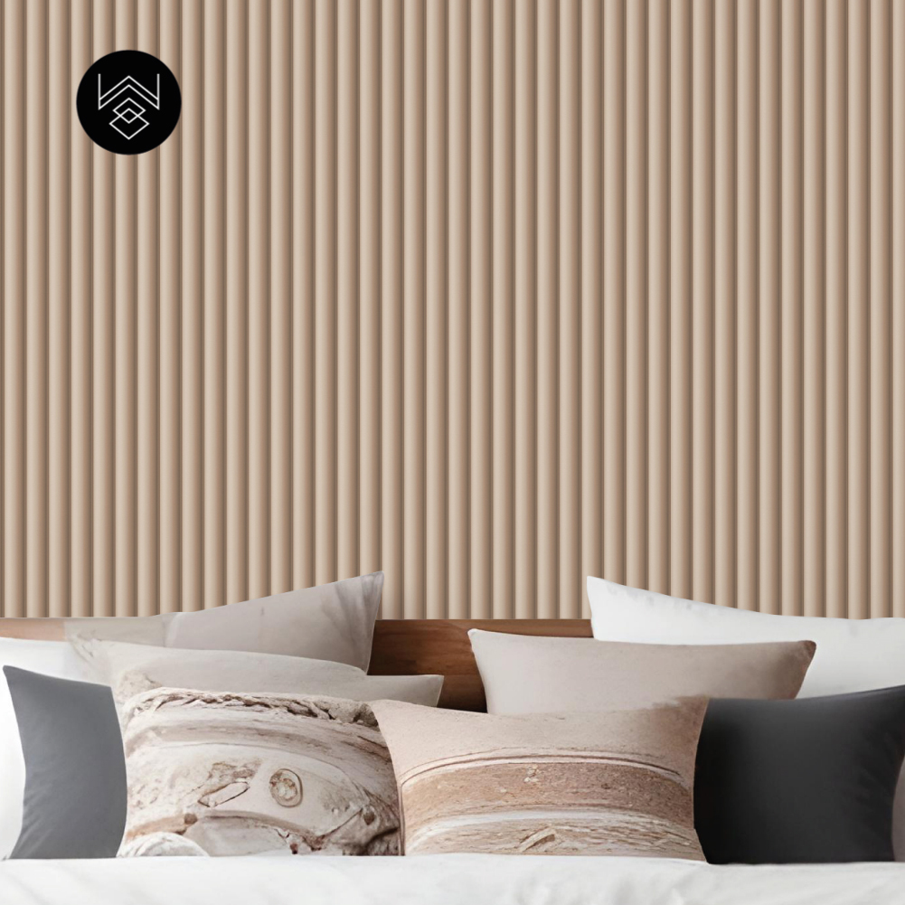 טפט ווד חום כאמל מעוגל