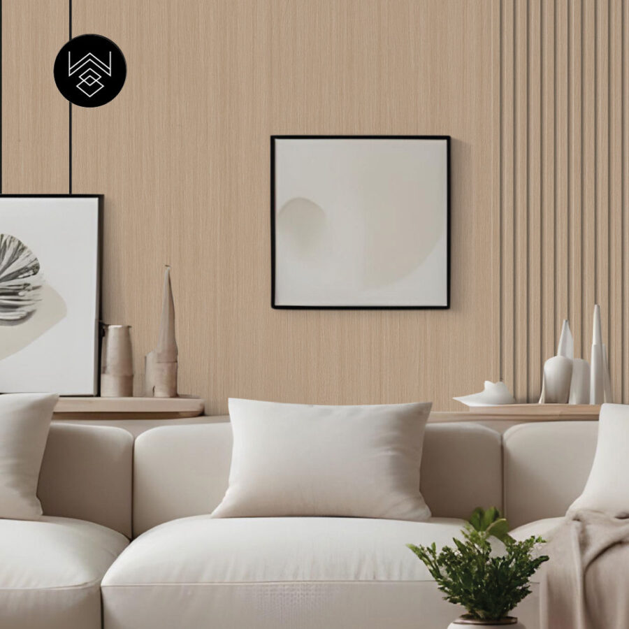 טפט דמוי פורניר עץ אלון שטרייף