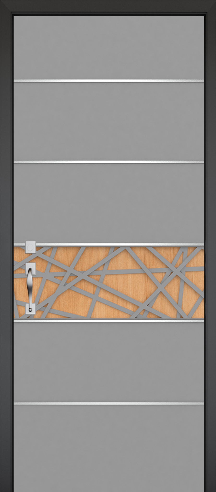 טפט לדלת 101-2-1 אפור בהיר