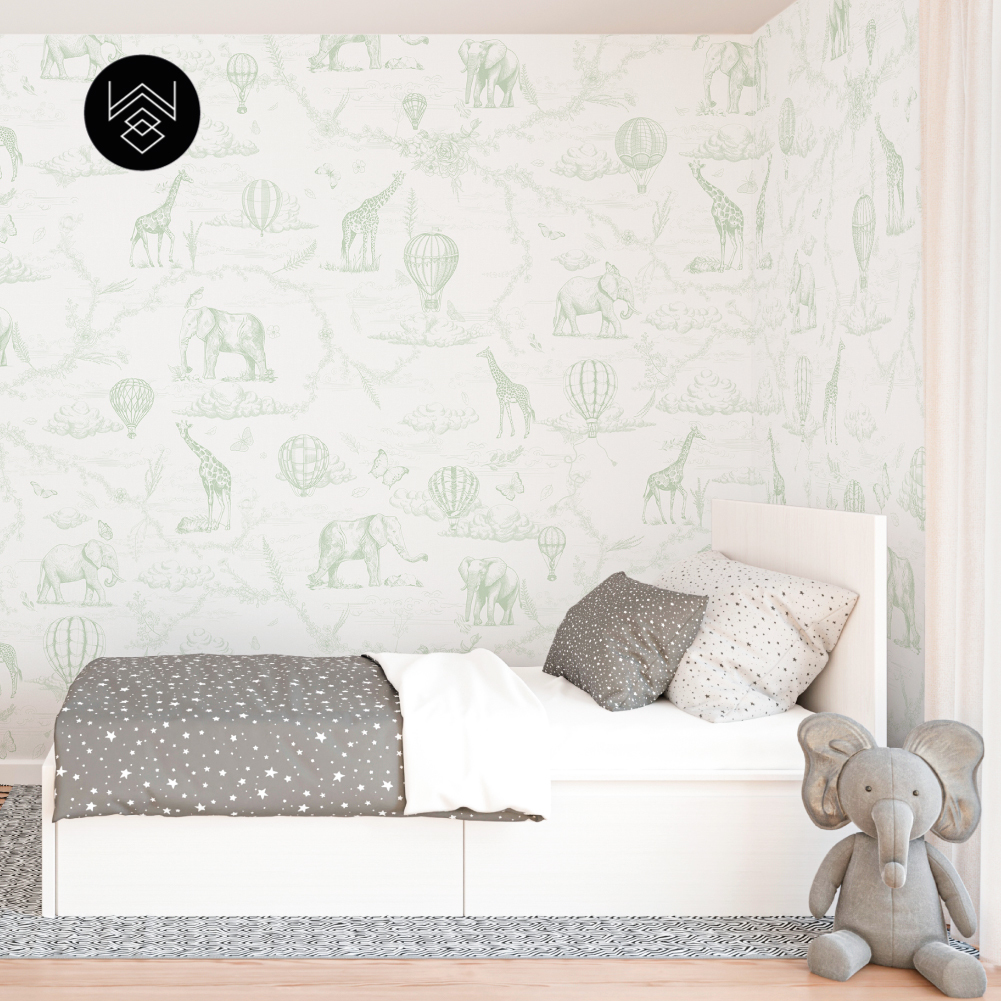 טפט מילאן פאטרן ירוק