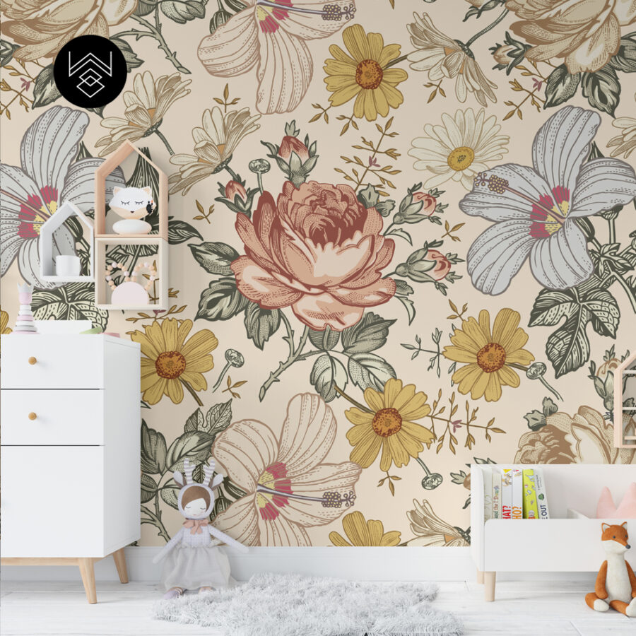 טפט סופט בלוסום 4 בז’