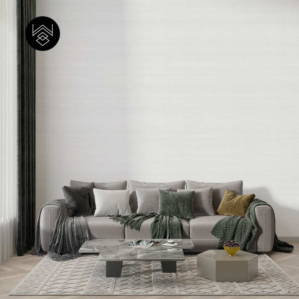 טפט טקסטורל לבן