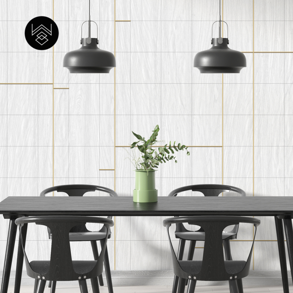 טפט אקלקט ליין לבן