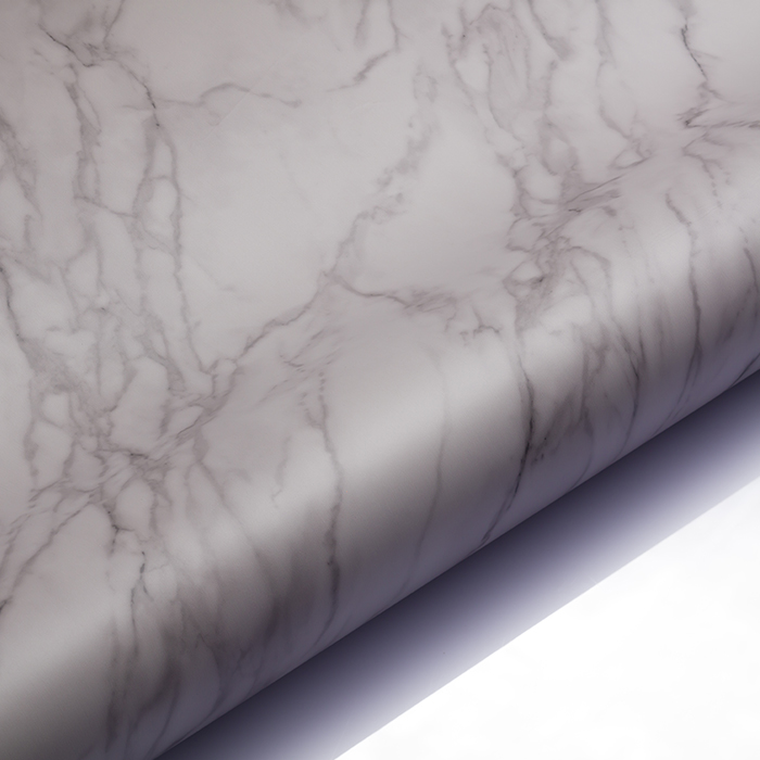 טפט מדבקה פרימיום דמוי שיש אפור מט