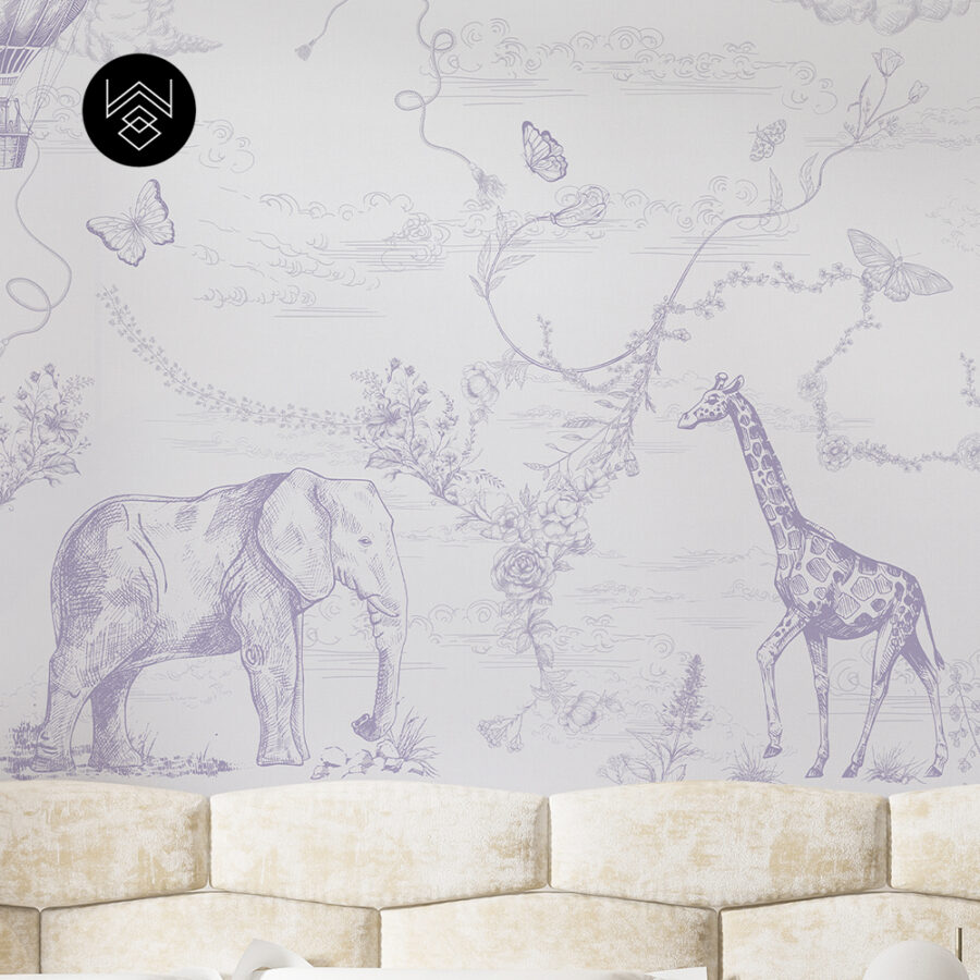 טפט מילאן 5 סגול